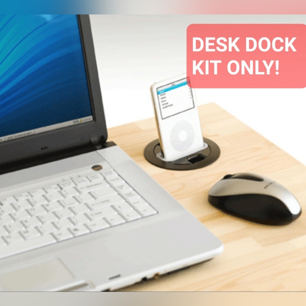 Belkin In-Desk Dock for iPod (model F5u255-gr-kit)Connect/Charge/Sync/ Complete